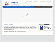 Tablet Screenshot of insyin.com